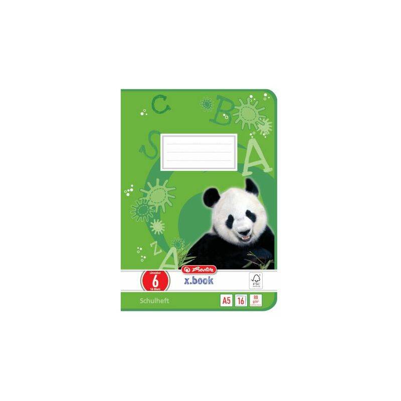 herlitz Schulheft x.book, DIN A5, Lineatur 6 / blanko-0