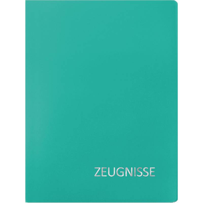 ROTH - Zeugnismappe DIN A4 20 Hüllen türkis-0