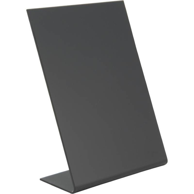 Securit Tischaufsteller L-SHAPE, DIN A6, schwarz-0
