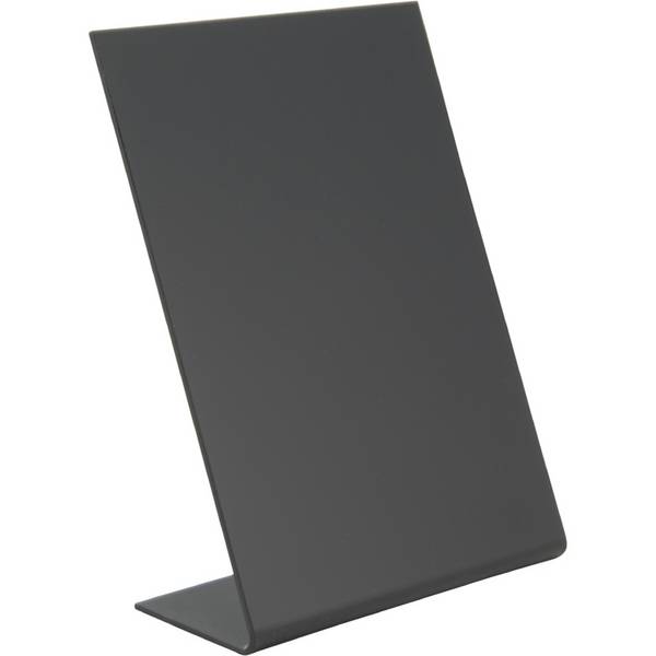 Securit Tischaufsteller L-SHAPE, DIN A6, schwarz