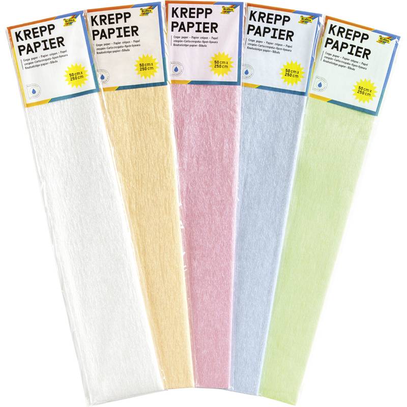 folia Krepppapier-Rolle irisierend, (B)500 mm x (L)2,5 m-0