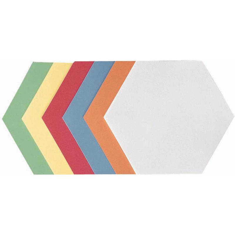 FRANKEN Moderationskarten Wabe, 165 x 190 mm, sortiert-0
