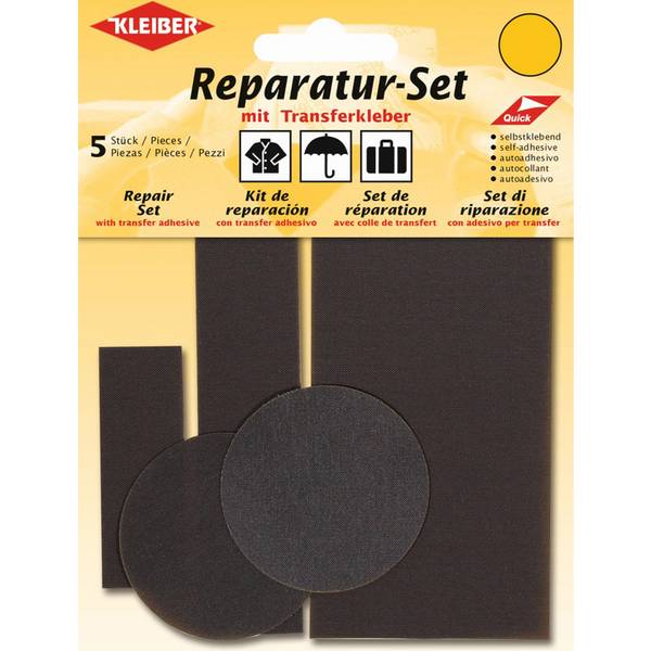 KLEIBER Flicken-Reparatur-Set, braun