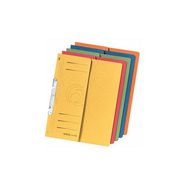 herlitz Einhakhefter,DIN A4, kaufmännische Heftung, sortiert