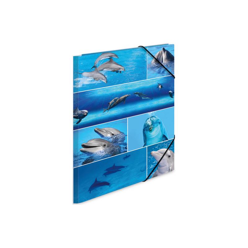 Sammelmappe A3 Pappe Delfine-0