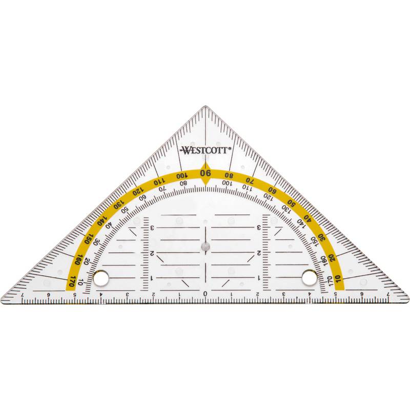 WESTCOTT Geometrie-Dreieck 14,0 cm E-10139 00-0