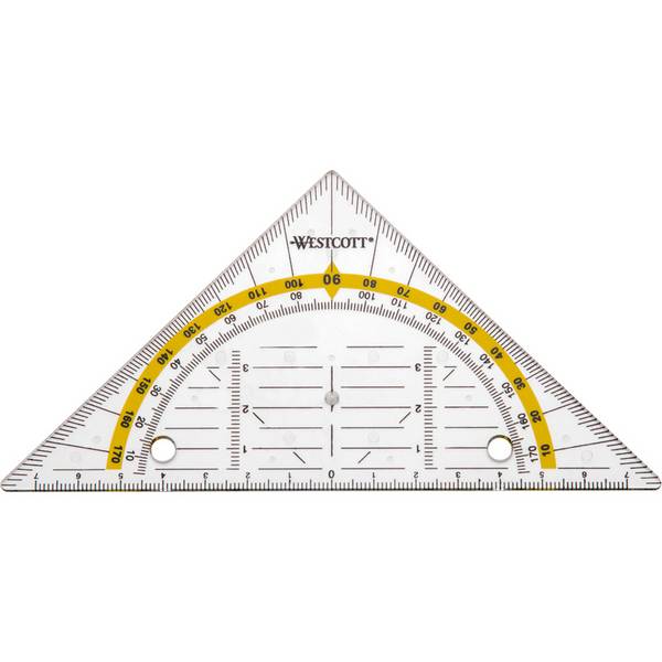 WESTCOTT Geometrie-Dreieck 14,0 cm E-10139 00