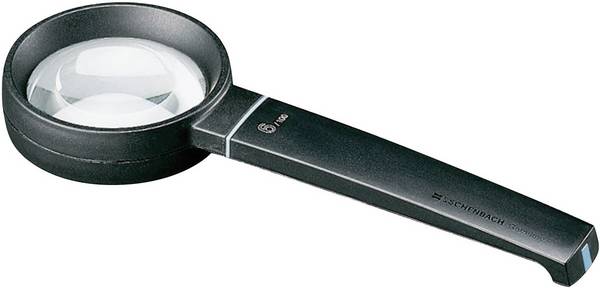 Eschenbach 265550 Handlupe Vergrößerungsfaktor: 6 x Linsengröße: (Ø) 50 mm Schwarz