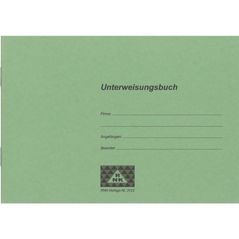 Unterweisungsbuch für die betriebliche Unfallverhütung A5 24 Blatt-0