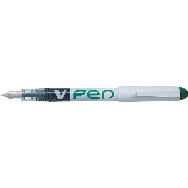 PILOT Einweg-Füllhalter V-Pen, Federbreite: 0,4 mm, grün