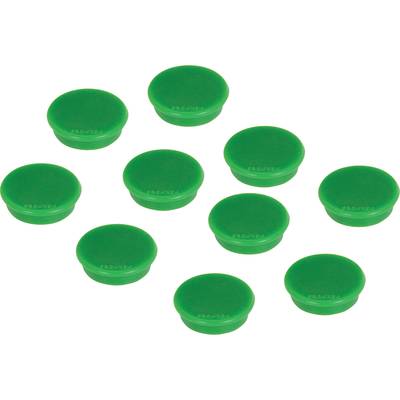 FRANKEN Haftmagnet, Haftkraft: 100 g, Durchm. 13 mm, grün