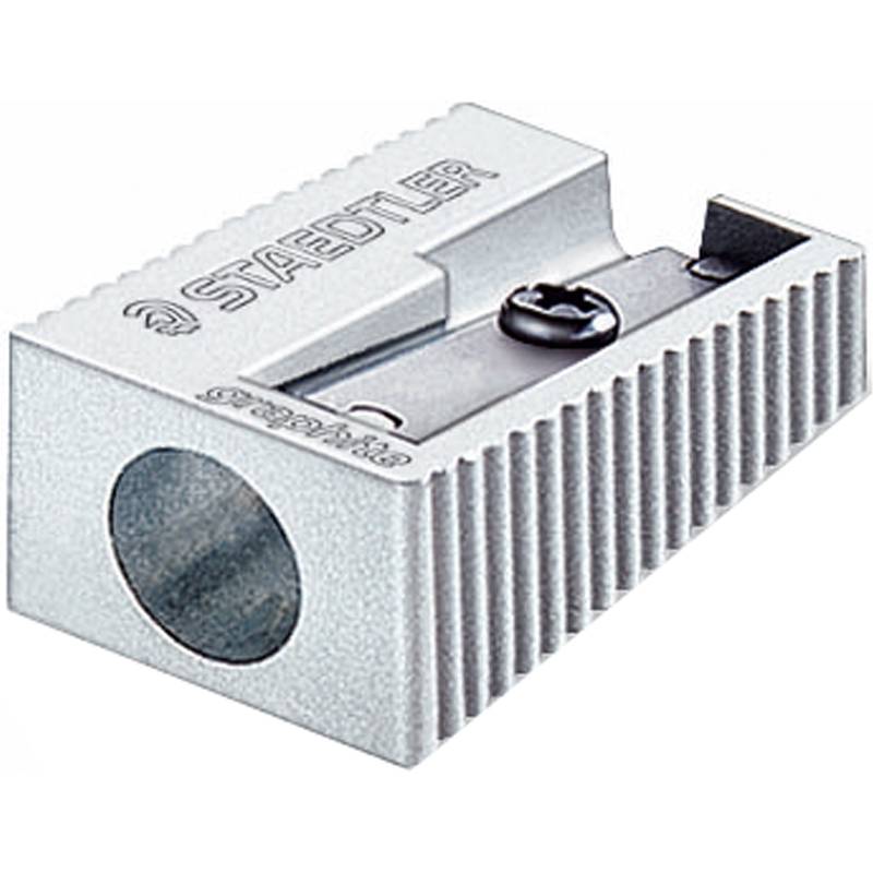 STAEDTLER Spitzer, aus Metall, silber