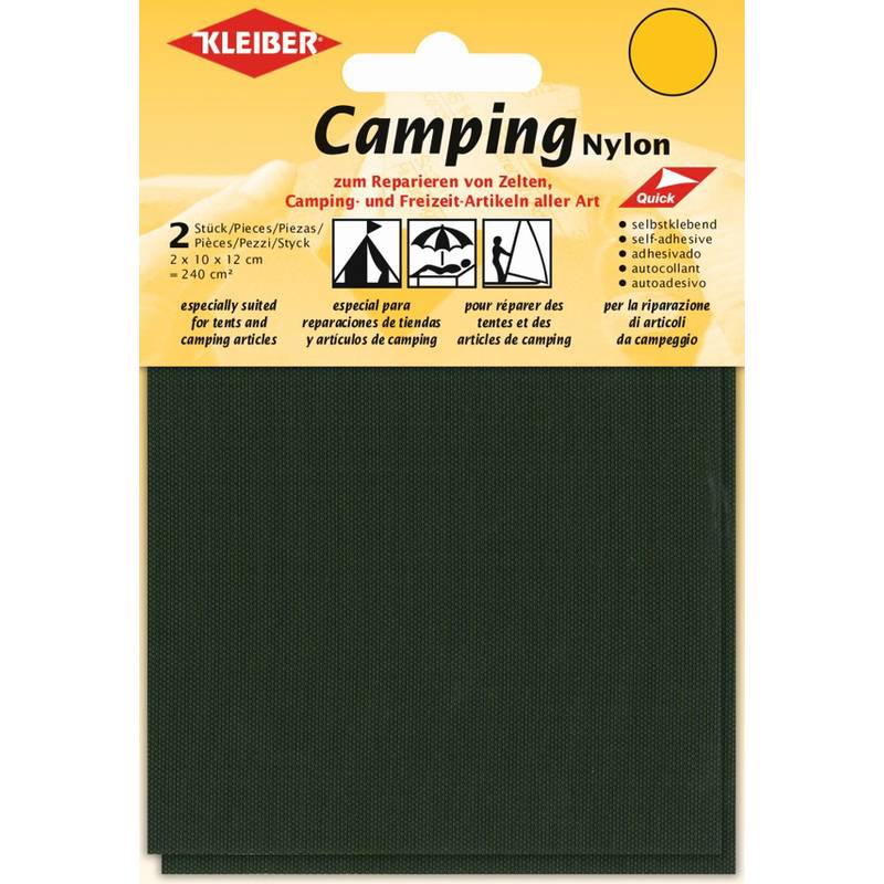 KLEIBER Camping-Flicken, Nylon, selbstklebend, khaki-0