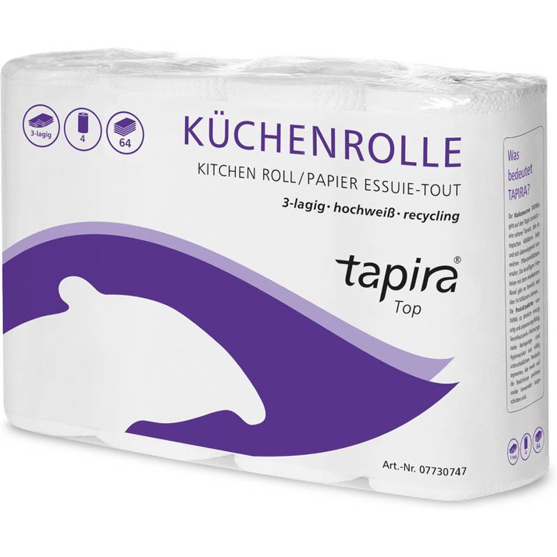 Tapira Küchenrolle Top, 3-lagig, hochweiß-0