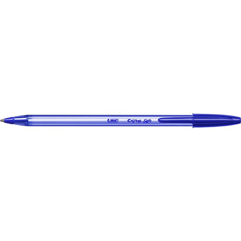 BIC Kugelschreiber Cristal Soft, Strichfarbe: blau (5103498)-0