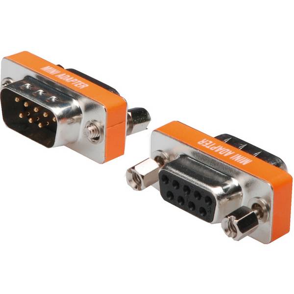 DIGITUS ZERO MODEM ADAPTER D-SUB9 METAL HOUSING M/F VGA D-Sub Silber Mini Zero-Modem Adapter