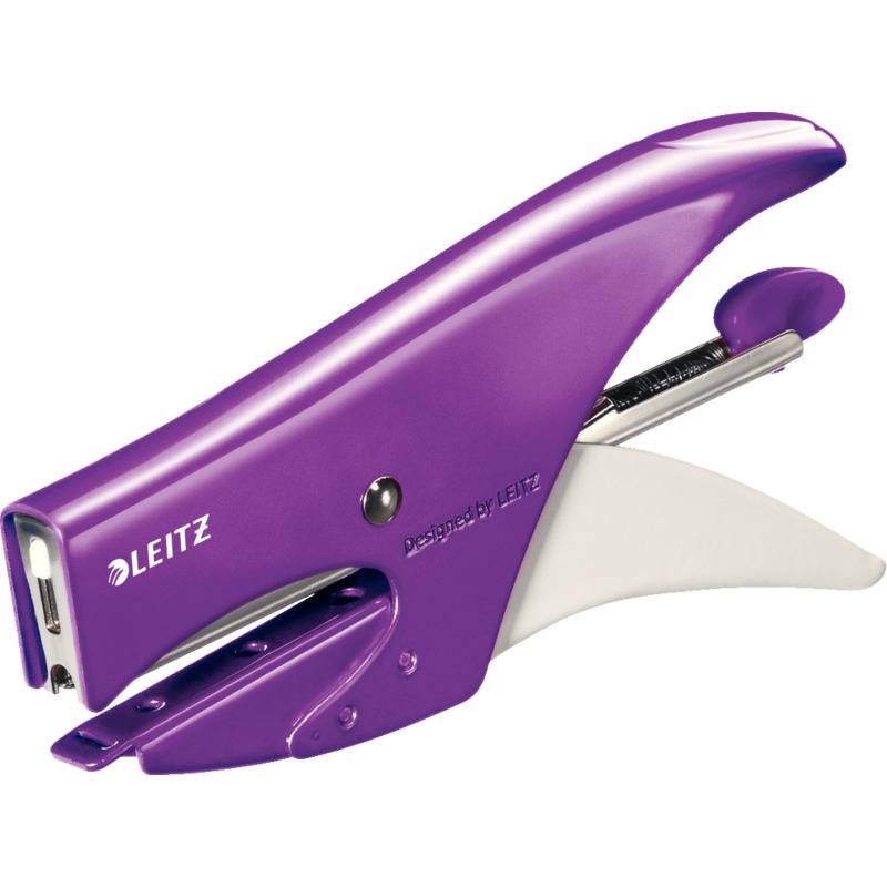 LEITZ Heftzange WOW, Heftleistung: 15 Blatt, violett-0