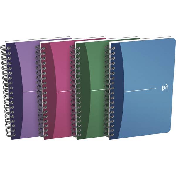 Spiralbuch Office Optik Paper 90 g/qm 110x170mm 6mm liniert 90