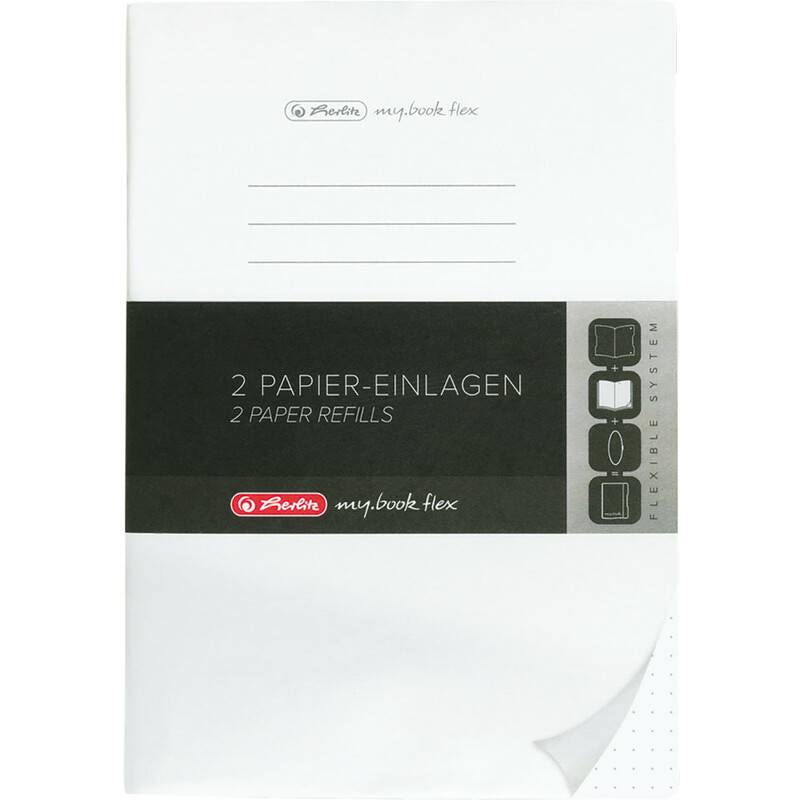 herlitz Papier-Ersatzeinlagen für Notizheft my.book flex, A5-0
