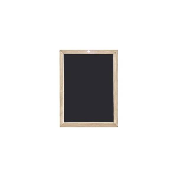 Wonday Schreibtafel, blanko, (B)400 x (H)600 mm, schwarz
