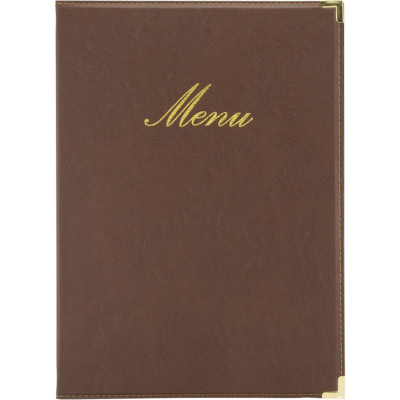 Securit Speisekarten-Mappe CLASSIC, A4, braun-0
