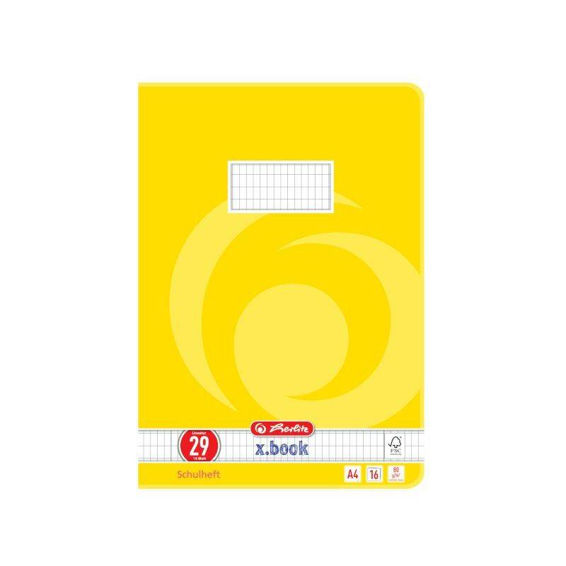 herlitz Schulheft x.book, DIN A4, Lineatur 29 / rautiert-0