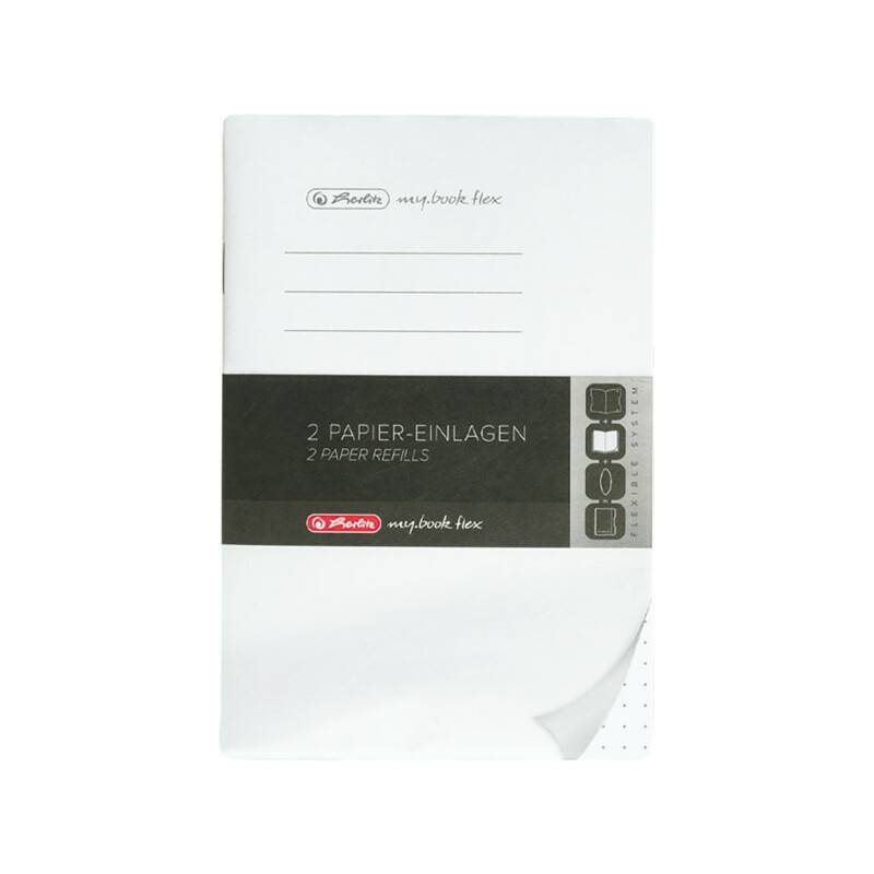 herlitz Papier-Ersatzeinlagen für Notizheft my.book flex, A6-0