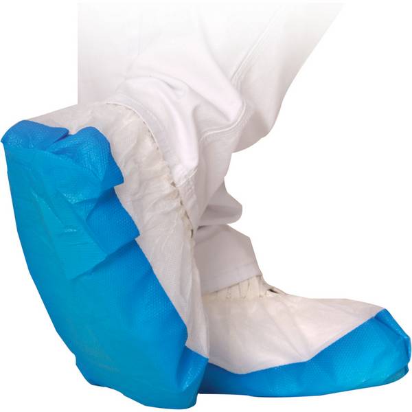 HYGOSTAR PP-Überschuh SAFE mit CPE-Sohle, weiß/blau