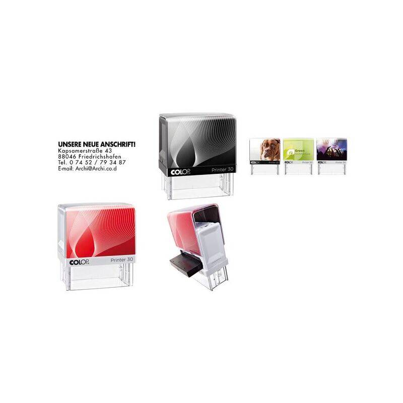 COLOP Textstempel Printer 30, 5-zeilig, mit Gutschein-0