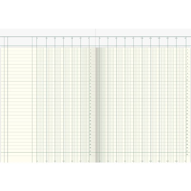 KÖNIG & EBHARDT Spaltenbuch DIN A4, 16 Spalten, 40 Blatt-0