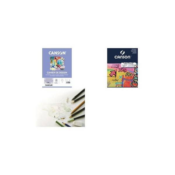 CANSON Zeichenheft, blanko, 120 g/qm, 170 x 220 mm