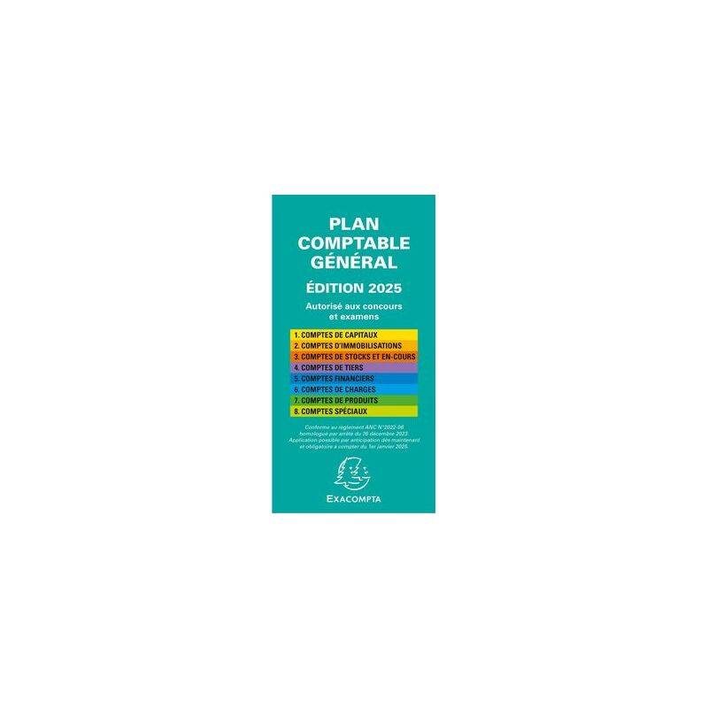 EXACOMPTA Plan comptable général pédagogique, 175 x 90 mm-0
