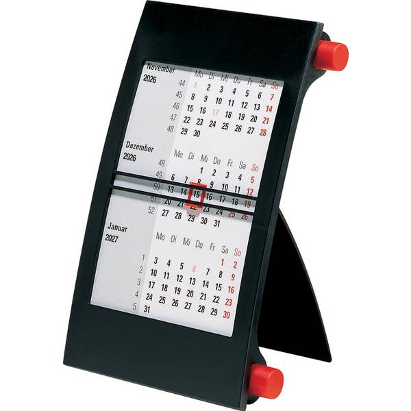 3-Monatstischkalender für zwei Jahre Kalendarium 2027/2028