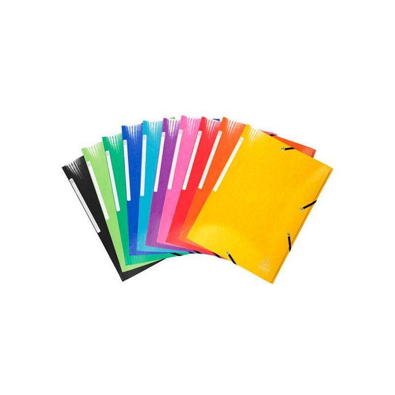 EXACOMPTA Eckspannermappe Iderama, A4, Karton, rot-0