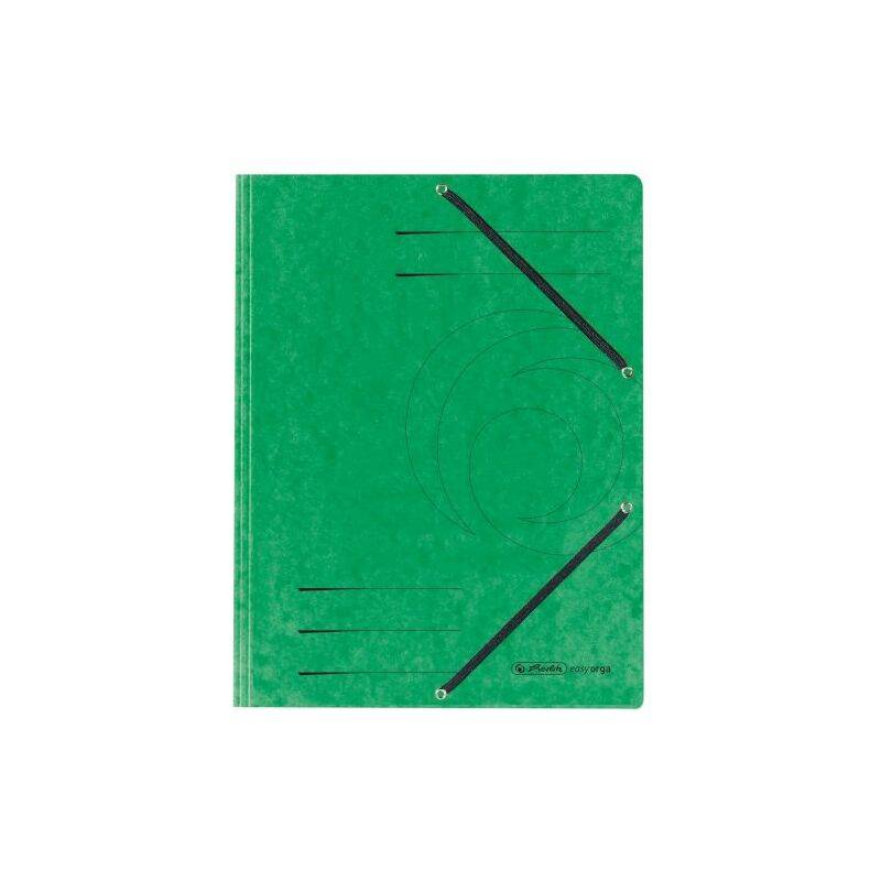 herlitz Eckspannermappe easyorga, DIN A4, grün-0