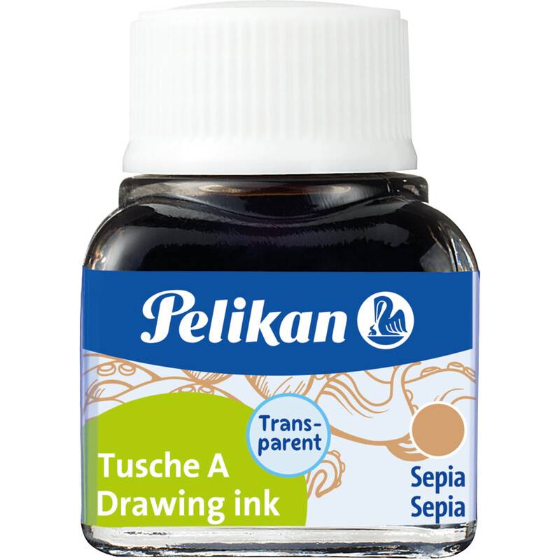 Pelikan Tusche A, Inhalt: 10 ml im Glas, Sepia (15)-0