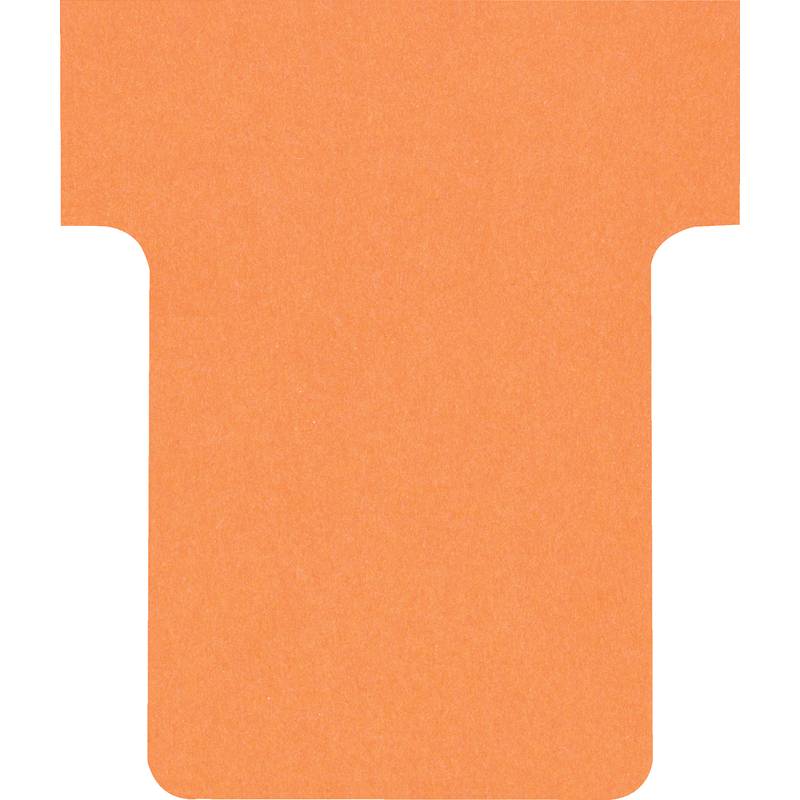 nobo T-Karten, Größe: 1,5 / 45 mm, 170 g/qm, orange-0
