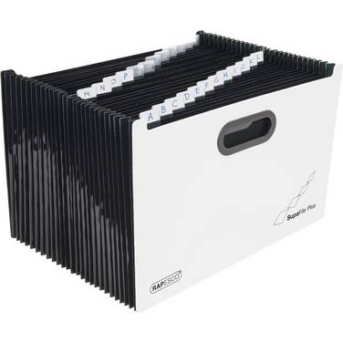 RAPESCO Fächermappe SupaFile Plus, DIN A4+, 26 Fächer, weiß