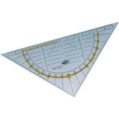 Geometrie-Dreieck 160mm transparent-0