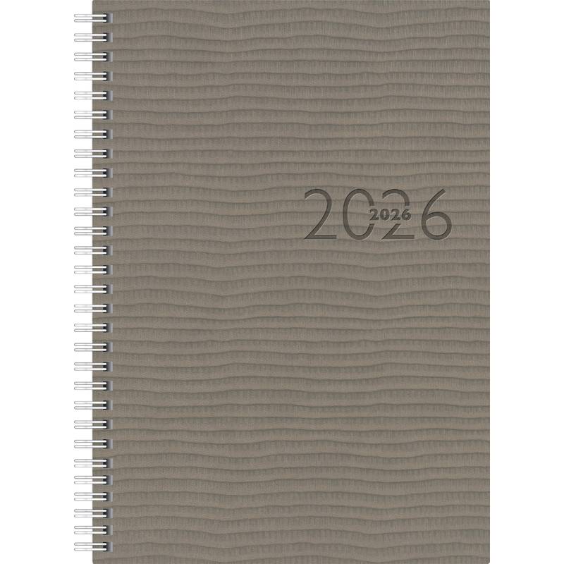 rido idé Buchkalender "studioplan int. Tejo", 2026, grau