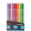 Premium-Filzstift Pen 68 ColorParade anthrazit/hellblau VE=20 Farben