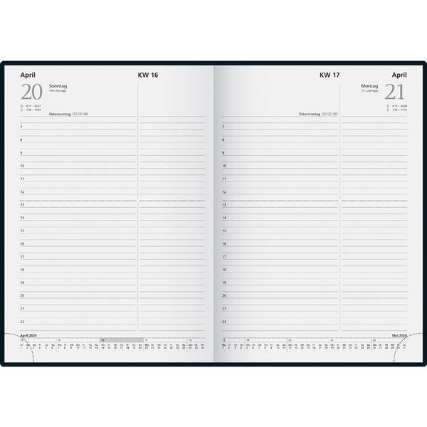 rido idé Buchkalender "Chefplaner Miradur", 2026, dunkelblau