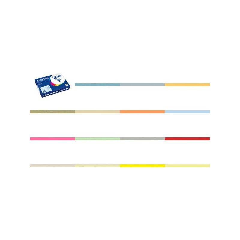 Clairefontaine 1209PC Clairefontaine Kopierpapier Trophée lachs DIN A4 120 g/qm 250 Blatt-0
