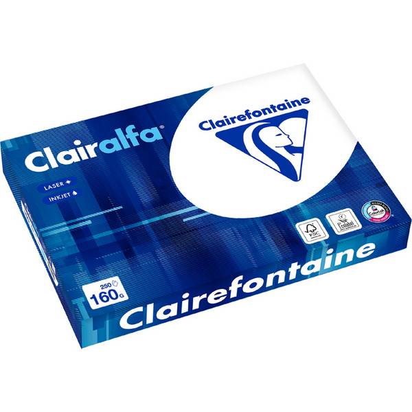Clairalfa Multifunktionspapier, DIN A3, 160 g/qm, extra weiß (8010154)