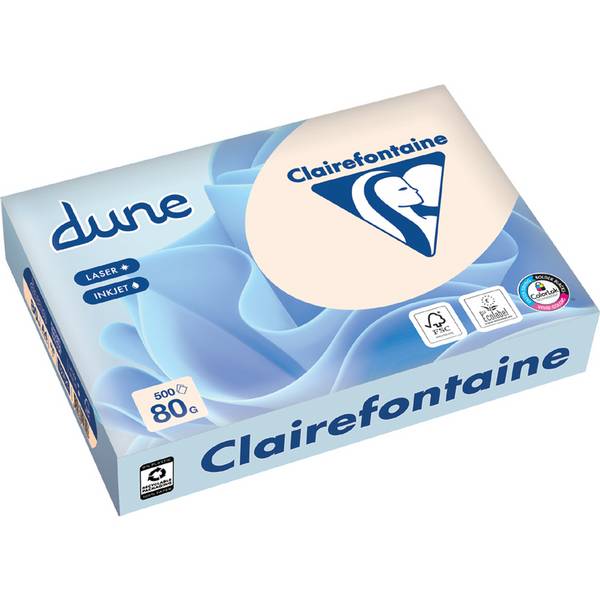 Clairefontaine 3270C Clairefontaine Multifunktionspapier dune, DIN A4, 80 g/qm
