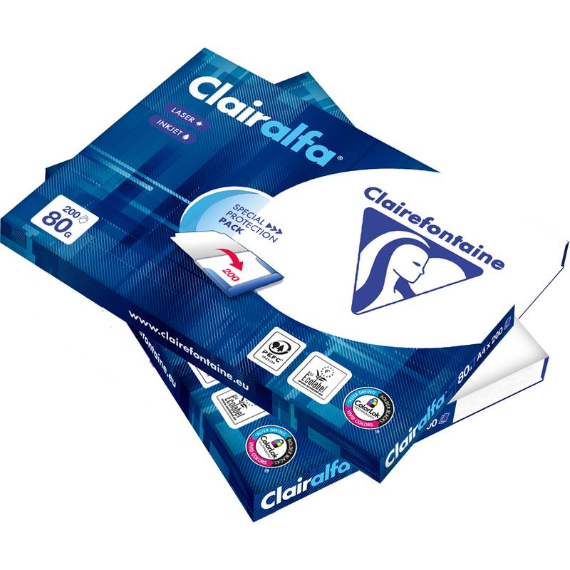 Clairefontaine Multifunktionspapier, DIN A4, extra weiß-0