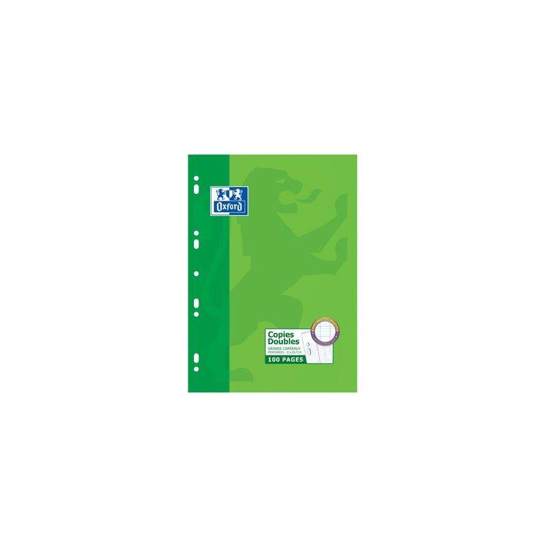 Oxford Copies doubles perforées, A4, séyès, 200 pages-0