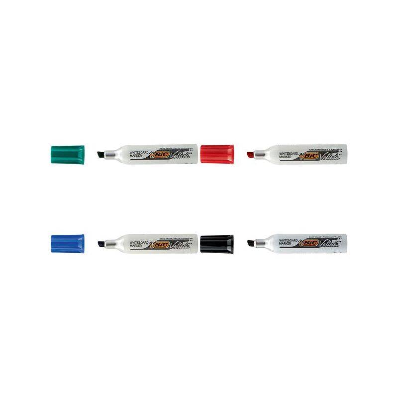 BIC Whiteboard-Marker Velleda 1781, Keilspitze, schwarz-0