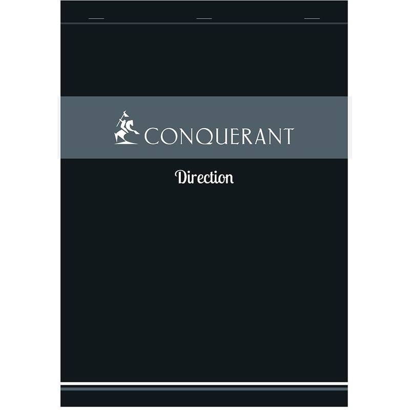 CONQUERANT SEPT Notizblock Direction, mit Klammerheftung-0