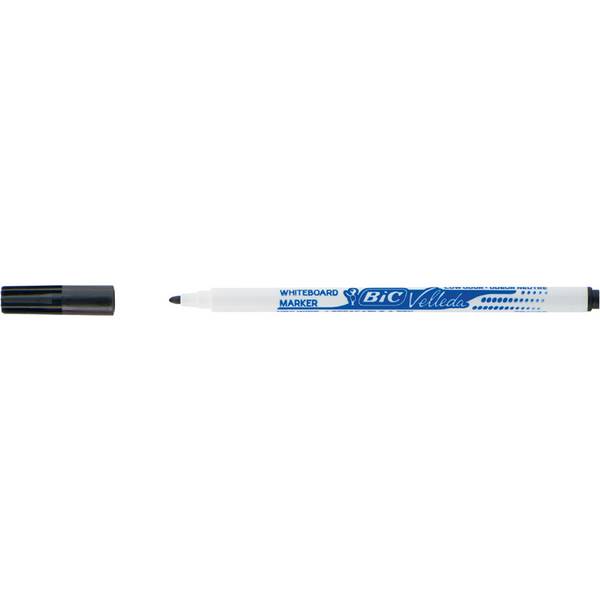 BIC Whiteboard-Marker Velleda 1721, Rundspitze, schwarz